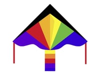 Ecoline One Line Kite Simple Flyer Rainbow Span 1200 Mm Vindstyrka Fitness 2 - 5 Bft