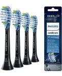 Philips Sonicare C3 Premium Plaque brush heads for sonic toothbrush 4pcs Black