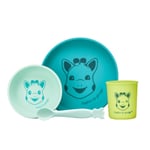 Sophie La Girafe Vulli Silicone Meal Set spisesæt Green 6m+