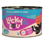 Økonomipakke Lucky Lou Voksen 24 x 200 g - Fjørfe og and