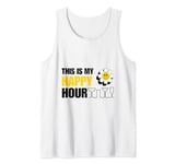 Funny Graphic This Is My Happy Hour For Drinkers Casual Tank Top