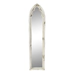DT Miroir épicéa et MDF Ligne miroirs Blanc 28 x 3,5 x 120 cm (référence : ES-180117)