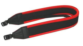Neoprene Camera Neck Strap, Red / Black for Nikon D3300 D5500 D5200 D5600 D3400
