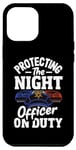 Coque pour iPhone 13 Pro Max Midnight Patrol Policeman's Moonlighter Duty (patrouille De