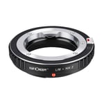 K&F Concept Adapter for Nikon Z til Leica M Bruk objektiv på kamera