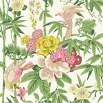 Sanderson Water Garden Bamboo & Birds Scallion Green