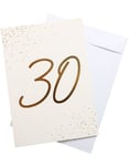 30 År - Jättestort Gratulationskort Med Kuvert i A4 Format