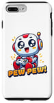 Coque pour iPhone 7 Plus/8 Plus Joueur de robot ludique