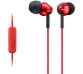 SONY MDR-EX110APR Headphones - Red