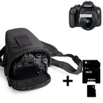 Colt camera bag for Canon EOS 2000D case sleeve shockproof + 16GB Memory