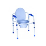 Mobiclinic - Chaise percee pliante Chaise wc Acier 3 en 1 Système anti-éclaboussures