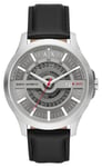 Armani Exchange AX2445 Men's | Grey Dial | Black Leather Watch
