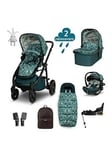 Cosatto Wow 3 Everything Bundle Travel System - Masquerade, Green