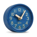 Driini Horloge de Bureau analogique en Bois - 10,9 cm - Horloge décorative en Bois de pin, Design sans tic-tac - Horloge de cheminée silencieuse à Balayage Facile à Lire - Horloges de Table