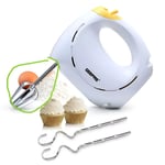 Geepas 150W Hand Mixer Cake Mixer for Baking Electric Whisk Egg Beaters & Dough