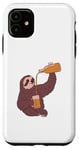 iPhone 11 Sloth throwing back the beers to no end Case