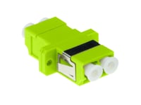 Act Fiber Optic Lc-Lc Duplex Adapter Multimode Om5. Connectors: Lc/Lc Adapter Lc Duplex Om5 Fl Lime (Ea1016)