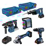 Bosch Verktygspaket 18V GSB/GWS/GBH/GSA/GLI