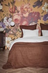 Staycation - Överkast Free i tvättat lin - Brun