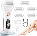 Callus Remover for Feet, Rechargeable Foot Scrubber Electric Foot File Pedicure