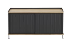 Enfold Sideboard 124 cm - Oak/Black