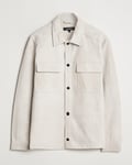 J.Lindeberg Wilden Suede Overshirt Moonbeam