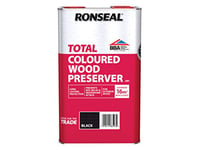 Ronseal RSLTTWPBL5L Trade Total Wood Preserver Black 5 Litre