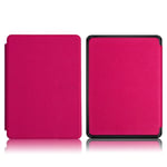 GLGSHOULIAN Case For Kindle,Walkers Stand Solid Color Case For Amazon Kindle 10Th J9G29R For Amazon Kindle 2019 Smart Flip Pu Leather Cover + Screen Protector,Nk10 Rose Red