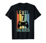 Level 7 Complete Unlocked Gamer Gaming Controller Console T-Shirt