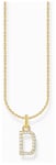 Thomas Sabo KE2243-414-14-L45V Letter 'D' Initial White Jewellery