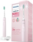 £100 Philips Sonic Technology 3100 Series 3x more Electric Toothbrush -SugarRose