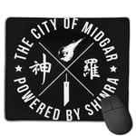 Final Fantasy City of Midgar Powered by Shinra Customized Designs Non-Slip Rubber Base Gaming Mouse Pads for Mac,22cm×18cm， Pc, Computers. Ideal for Working Or Game