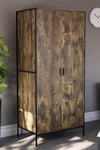 Vida Designs Brooklyn 2 Door Wardrobe Storage 1800 x 830 x 520 mm