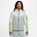Nike Sportswear Tech Fleece Windrunner Zip Hoodie Sz L Light Silver/Dusty Sage
