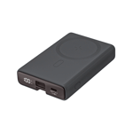 Joyroom Powerbank 10000 mAh med MagSafe laddare + USB-C & Lightning, svart