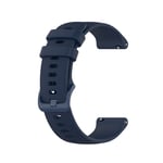 Huawei Watch GT 2e / Huawei Watch GT 2 46mm - Silikone urrem 22mm - Mørkeblå