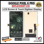 For Google Pixel 6 Pro LCD Black No Frame Touch Display Assembly Replacement