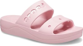 Crocs Women's Baya Platform Sandal, Petal Pink, 6 UK