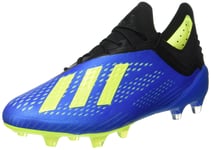 adidas X 18.1 FG, Chaussures de Football Homme, Bleu (Fooblu/Amasol/Negbás 000), 40 2/3 EU
