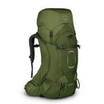 Rejäl vandringsryggsäck - OSPREY Aether 55 Garlic Green Mustard