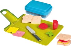 Casdon Joseph Joseph GoEat. Toy Lunch Prep Set for Children Aged 2 Years & Up. Equipped With Lunchbox & Choppable Food.