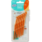 Tepe Angle Interdental Brush - Orange - 6 Brushes Per Pack