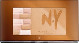 Maybelline Newyork Shimmer Bricks Bronzer Bronzing Powder, 01 Blondes