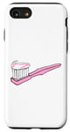 iPhone SE (2020) / 7 / 8 Pink Toothbrush and Toothpaste Case