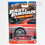 Hot Wheels 2024 Fast & Furious Dominic Toretto 1985 Mazda RX-7 (Red)