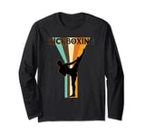 Kickboxing Retro Vintage Professional Defense Kickboxer Top Long Sleeve T-Shirt