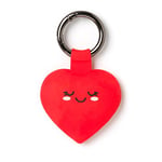 Legami - Porte-clés AirTag, 3,8 x 5 cm, en silicone et métal - Tema Heart - Personnalisez votre appareil - Protège sans entraver le signal