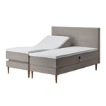 Tempur Relaxation Ställbar Säng Sängpaket 160x200 Grå