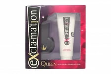 COTY EXCLAMATION QUEEN GIFT SET 30ML EDP + 115ML BODY LOTION - WOMEN'S FOR HER