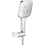 GROHE RAINSHOWER SMARTACTIVE 130 CUBE HÅNDDUSJ M/VEGGHOLDER 3-SPRAY KROM